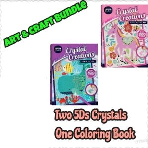 Bundle 2: 5D Diamond Painting Crystal Creations Canvas Magical Unicorn & Whale